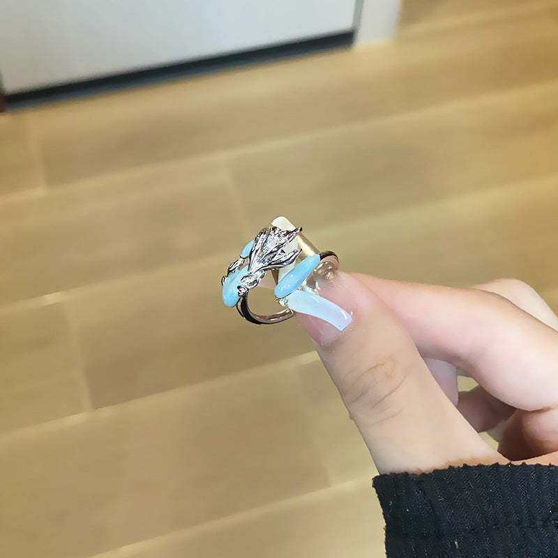 Women's Adjustable Simple Niche Design Minimalist Index Ring