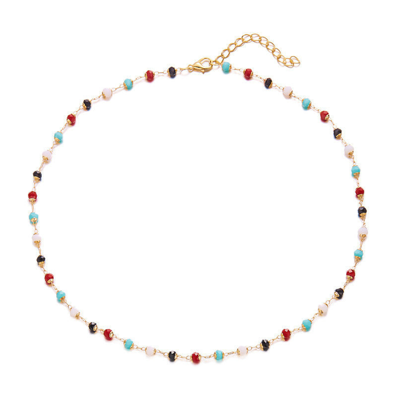 Women's High-grade Sweet Elegant Heart Butterfly Color Necklaces