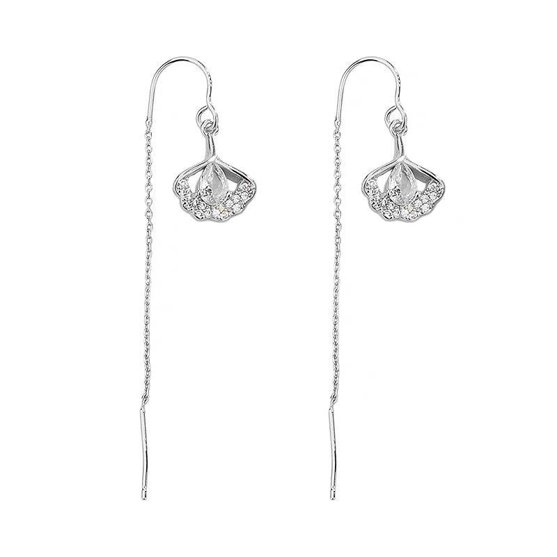 Design Ginkgo Leaf Tassel High Class Elegant Fresh Daily Style Ear Line