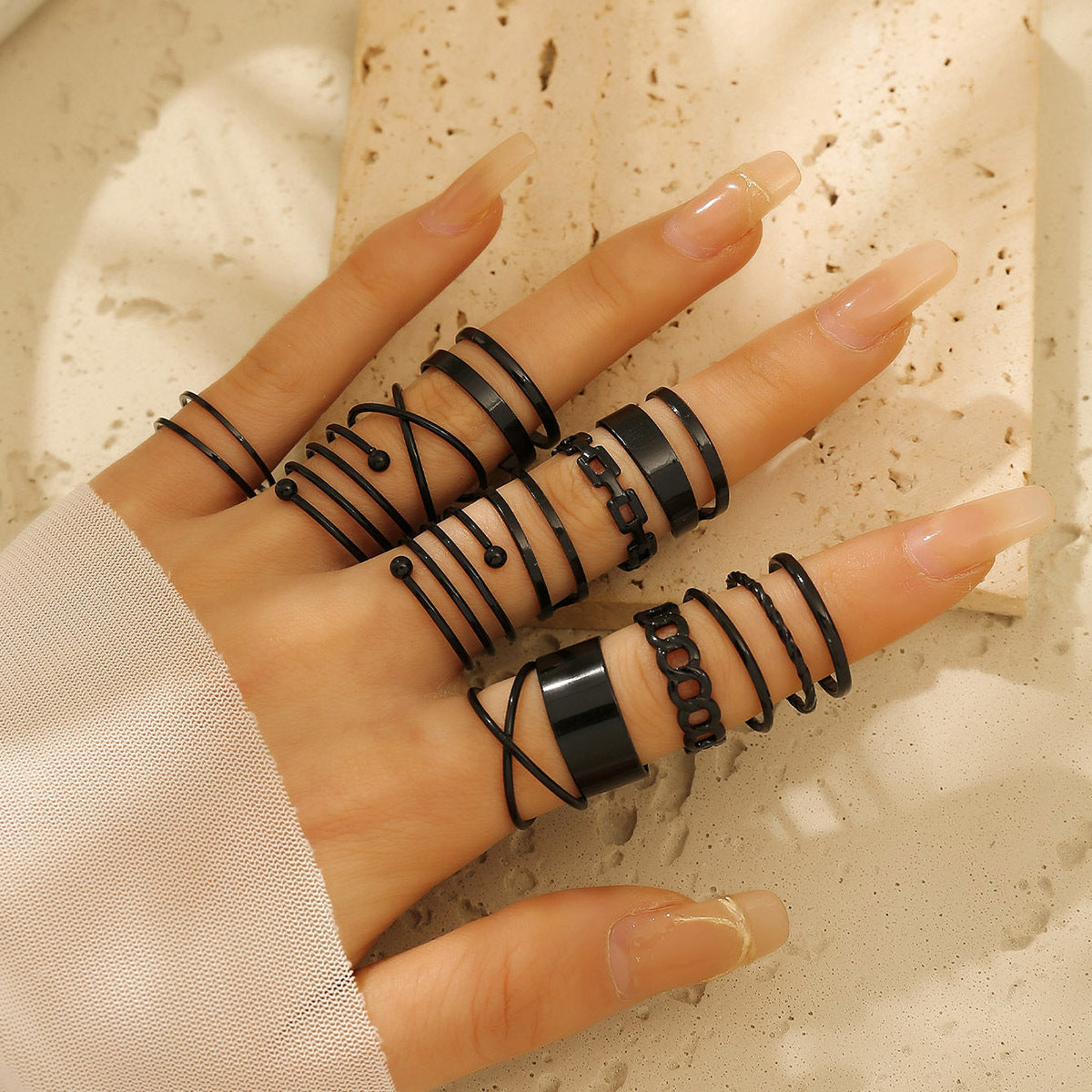 Women's Butterfly Open More Than Knuckle Sets Of Ring