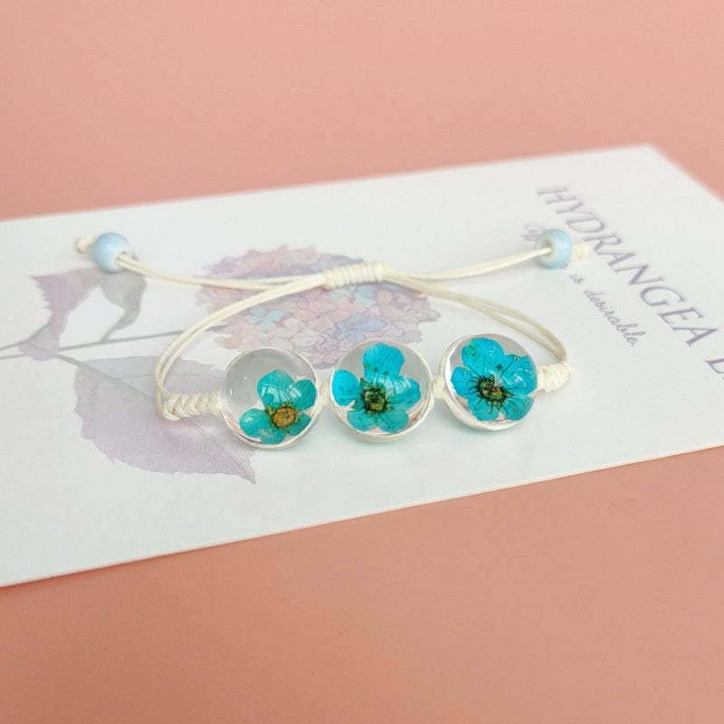 Micro Glass Bead Cherry Blossom Female Girlfriend Gifts Hand-woven Bracelets