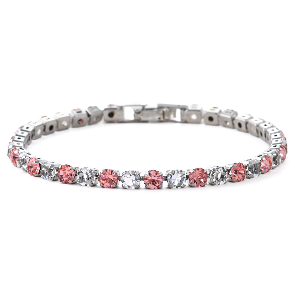 Women's Fashion Color Zircon High-grade Light Luxury Tennis Bracelet