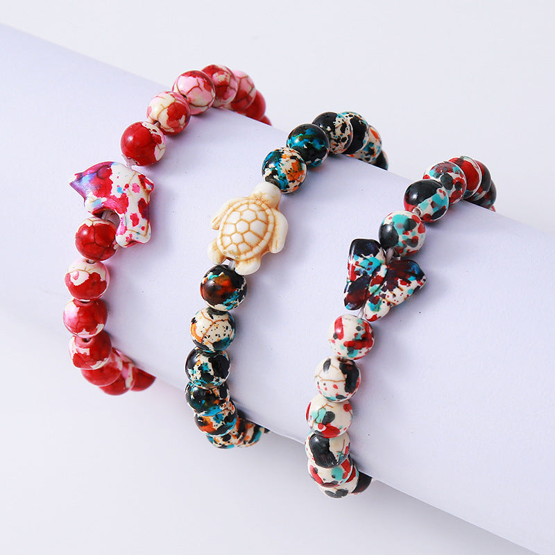 Gender Camouflage Turquoise Niche Ocean Turtle Bracelet