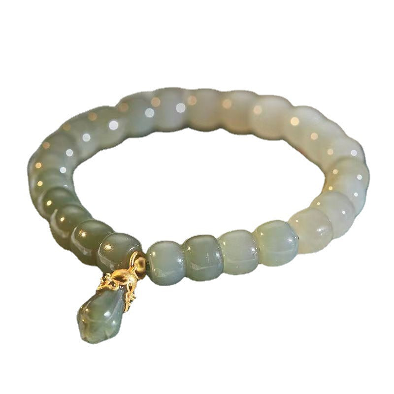 Live Stream Jade Gradient Magnolia Ice Bracelets