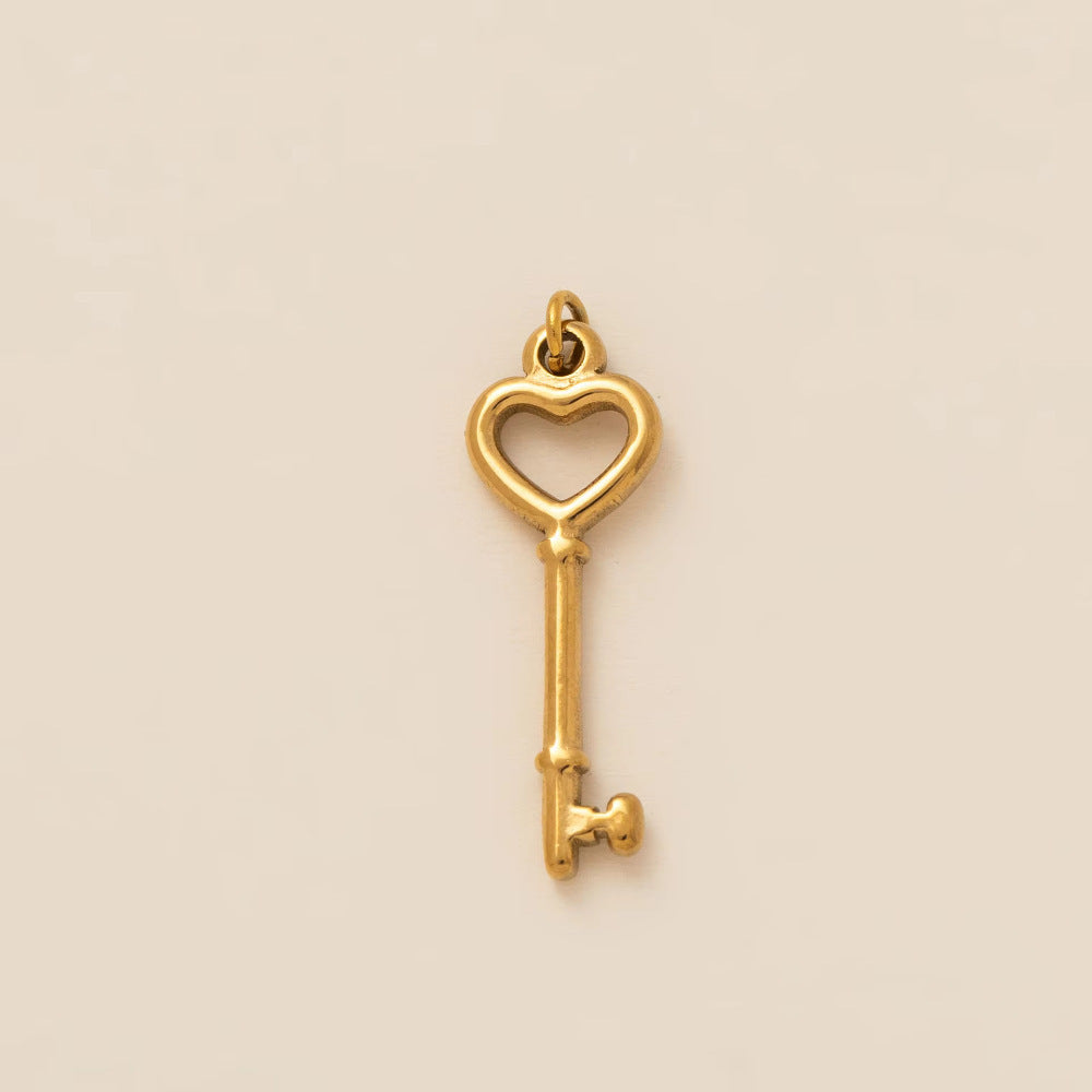 Key Tape Parts Furnace Vacuum Plating Gold Pendants