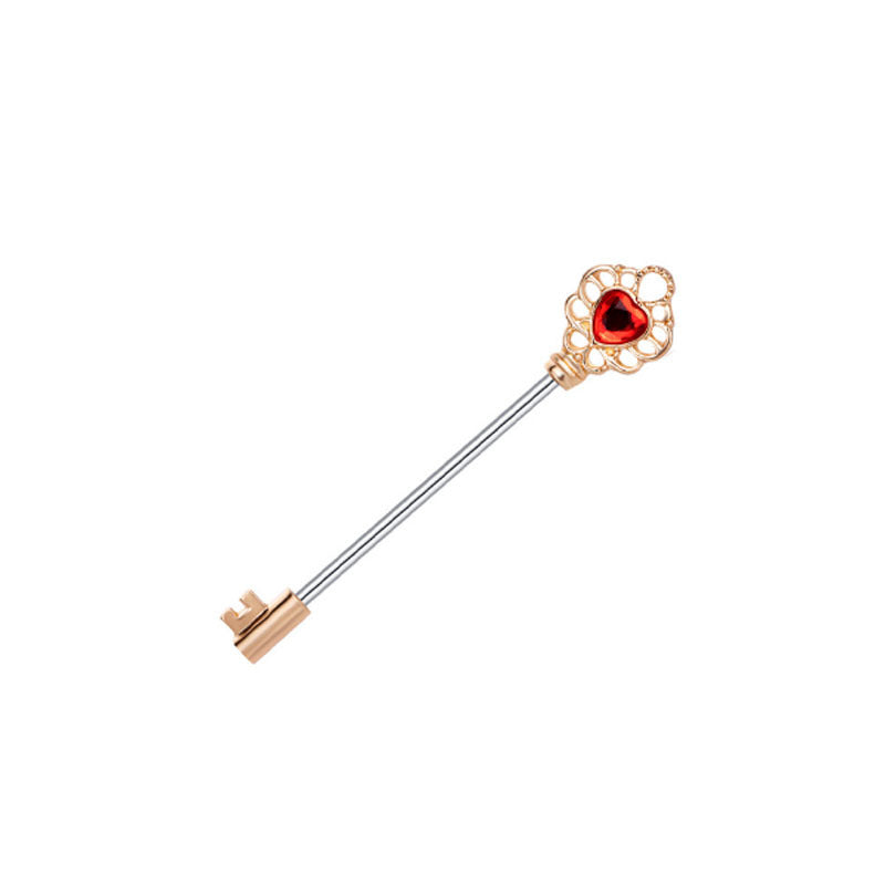 Industrial Barbell Ear External Thread Piercing Bridge Double Stud Earrings
