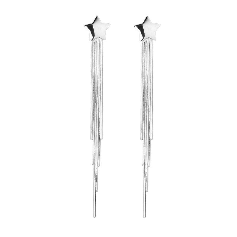 Queen Disco Slimming Long Smart Snake Bones Chain Five-pointed Ear Line