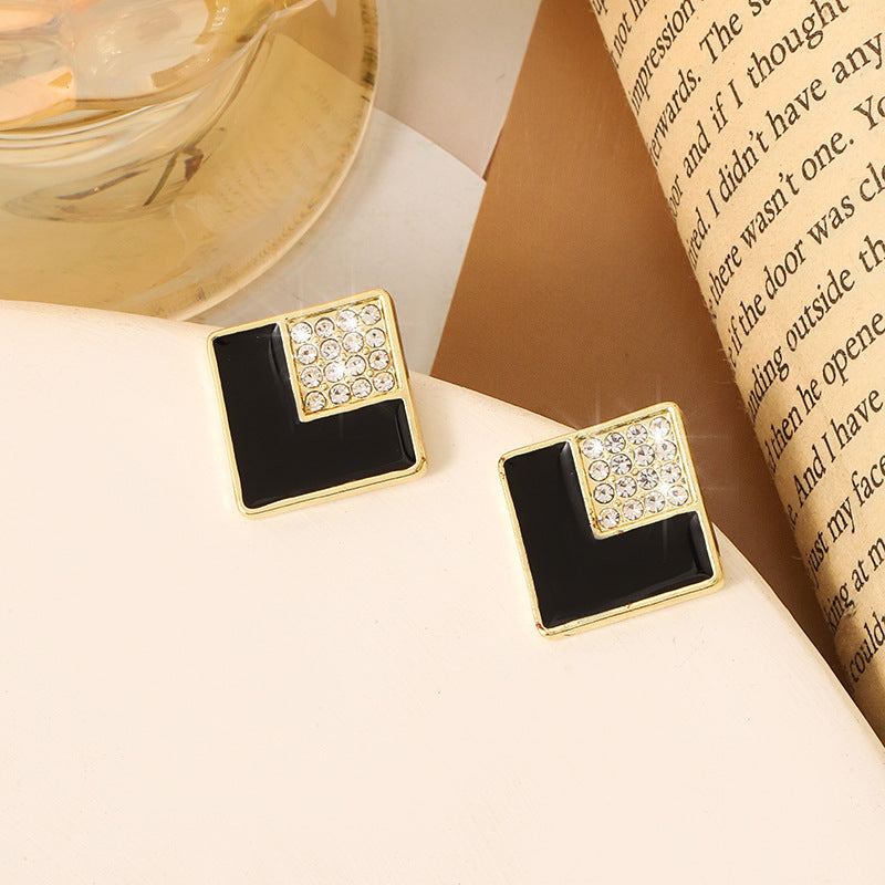 Korean Style Simple Vintage Pearl High-grade Ear Tassel Female Niche Earrings