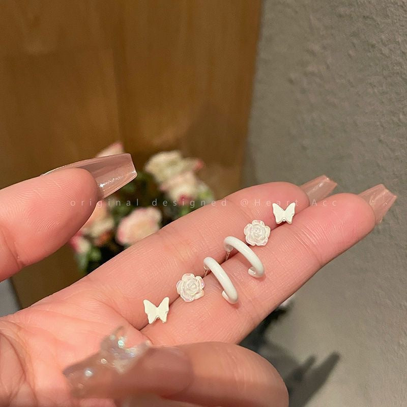 Fresh Butterfly Flower Design High-grade Fashionable Rings