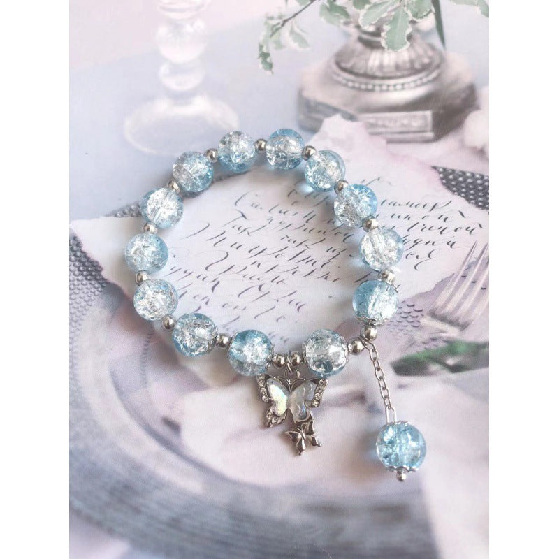 Colorful Gold Lotus Seedpod Cultural Creative Imitation Jade Scenic Bracelet