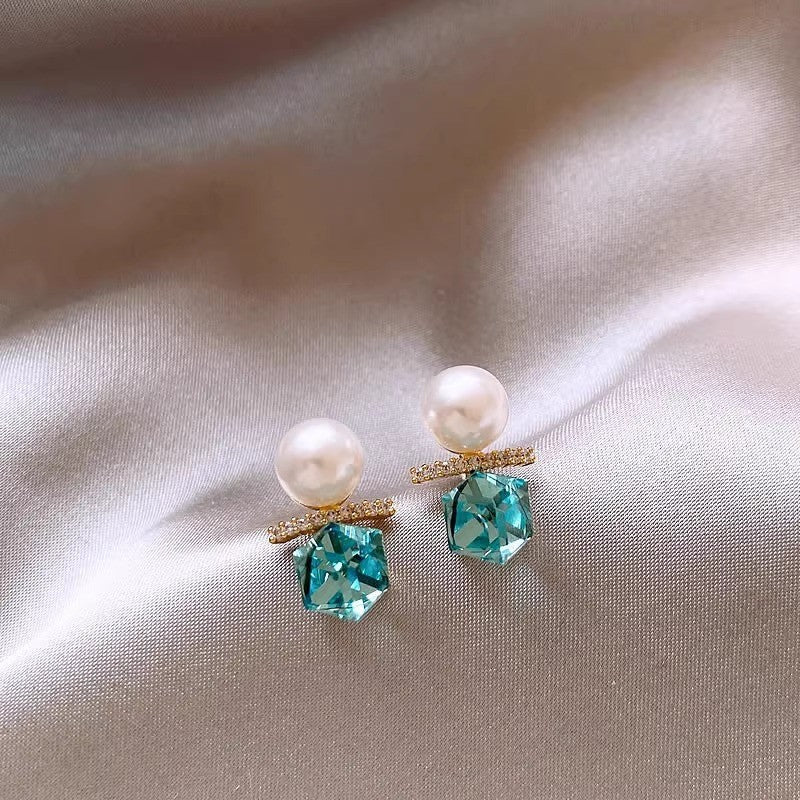 Fabulous Pearl Series Style Fairy Fashion Butterfly Square Rings