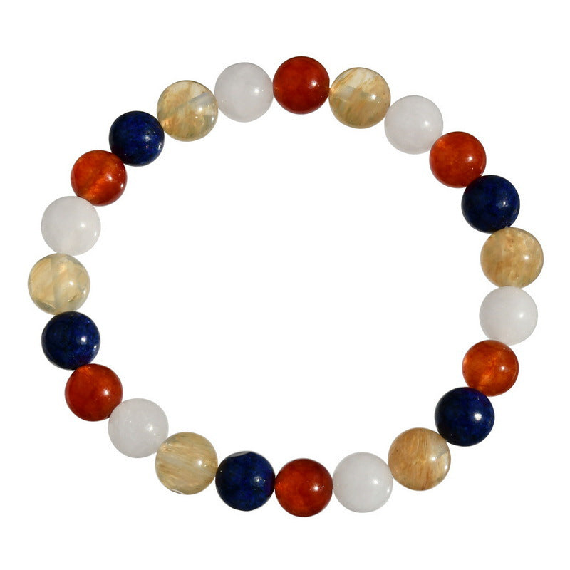 Ornament Natural Stone Geometric Beaded Gradient Bracelets