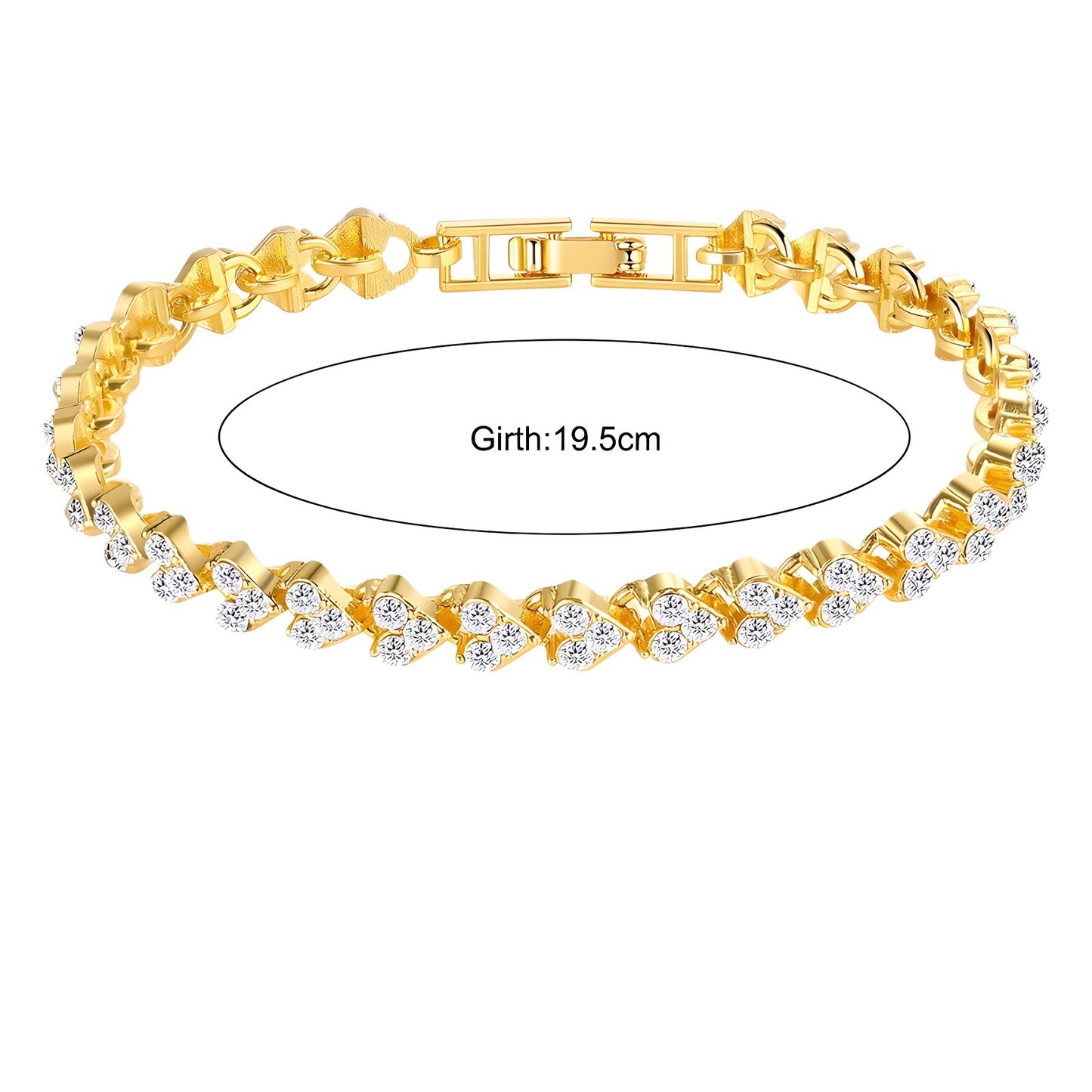 Zircon Adjustable Roman Light Luxury High Sense Bracelets