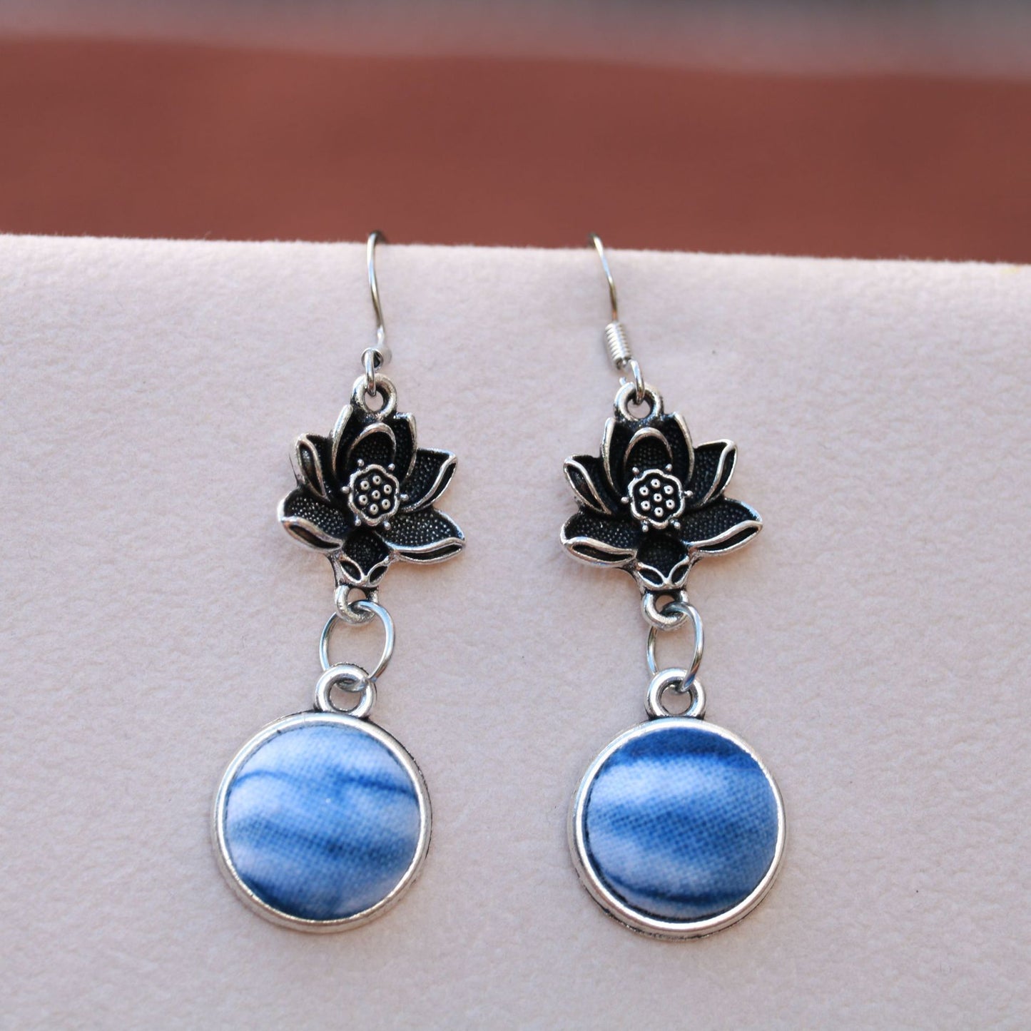 Yunnan Dali Ethnic Style Handmade Fabric Earrings