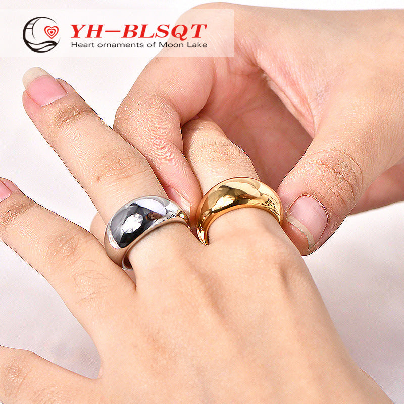 Retro Wide Version Big Female Index Finger Rings