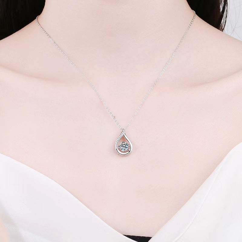 Zircon Karat Wind Smart Water Drop Necklaces