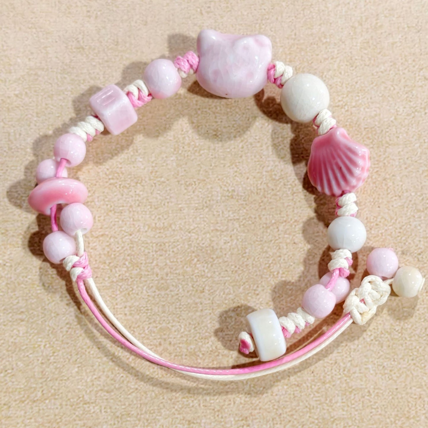 Women's & Men's Chinese Holiday Gift Ceramic Simple Personality Bracelet