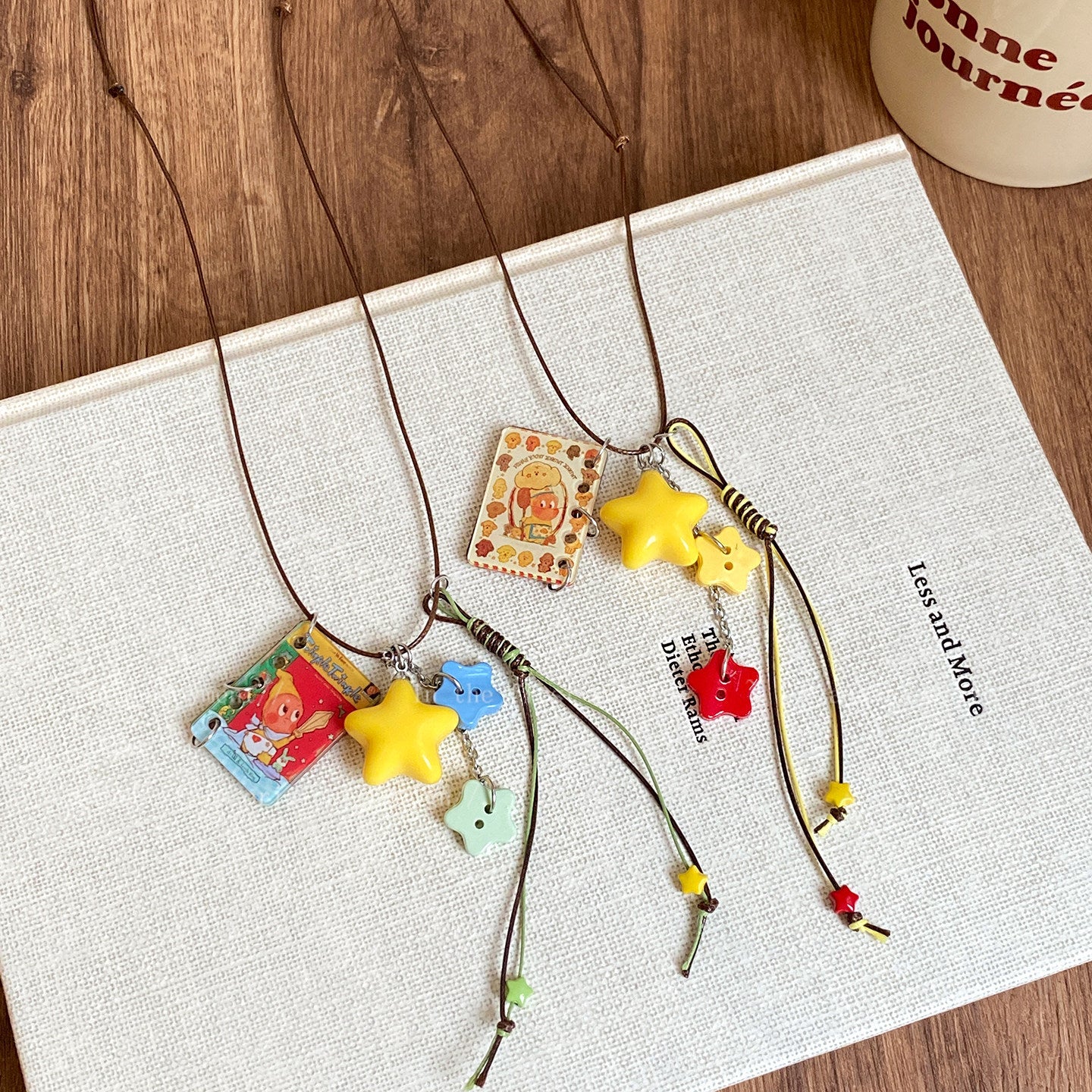Long Halter Beach Dopamine Yellow Niche Seaside Clavicle Chain Pendants