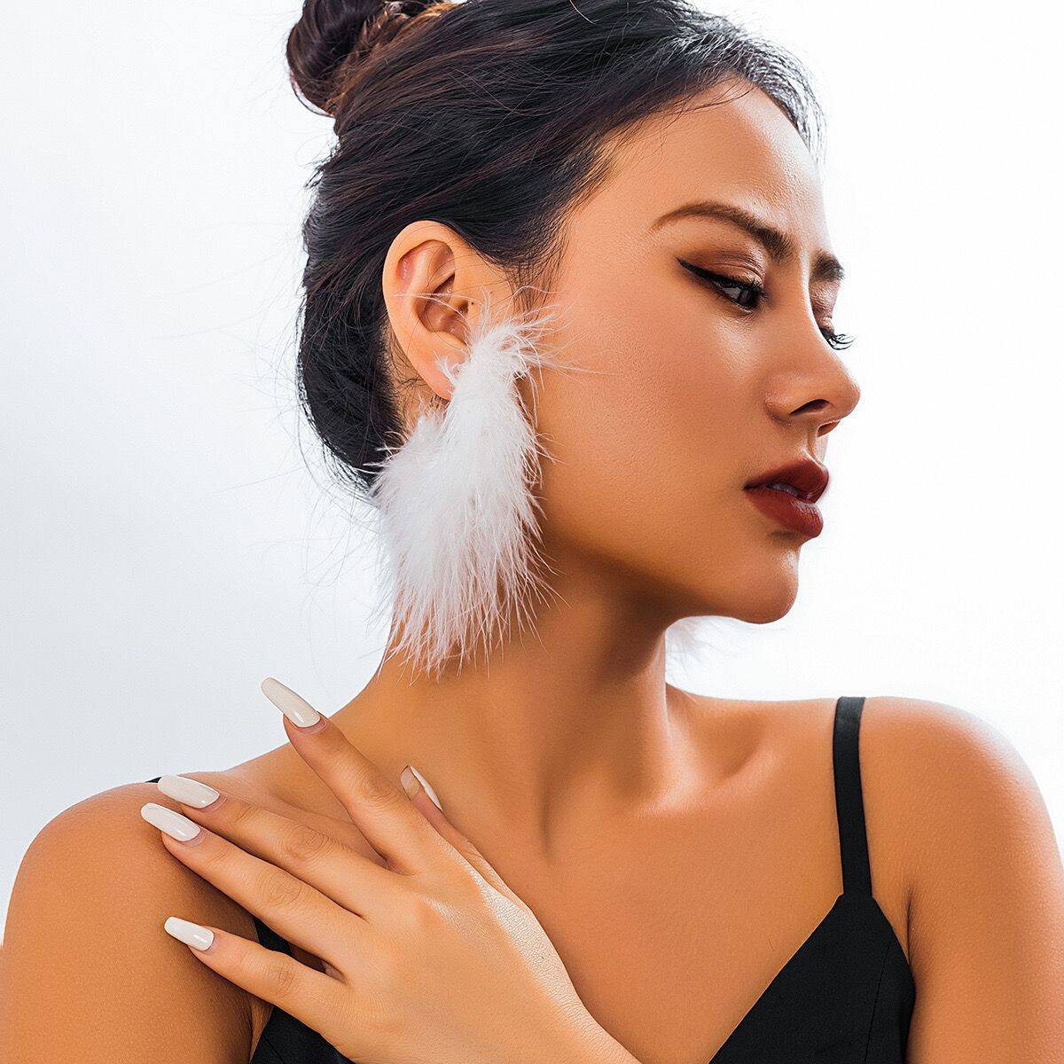 Durable Graceful Feather Party Decorative Pop Bracelet
