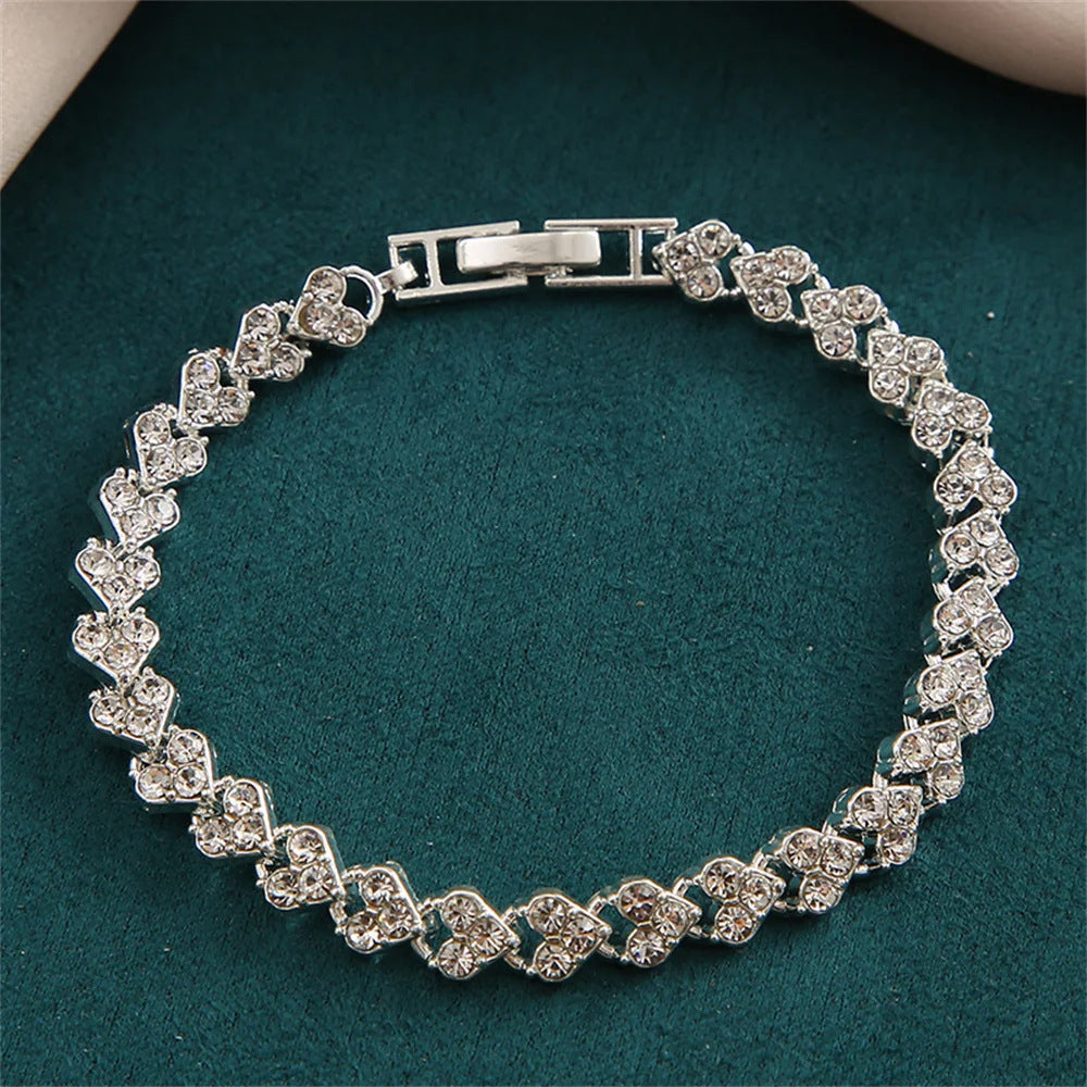 Zircon Adjustable Roman Light Luxury High Sense Bracelets