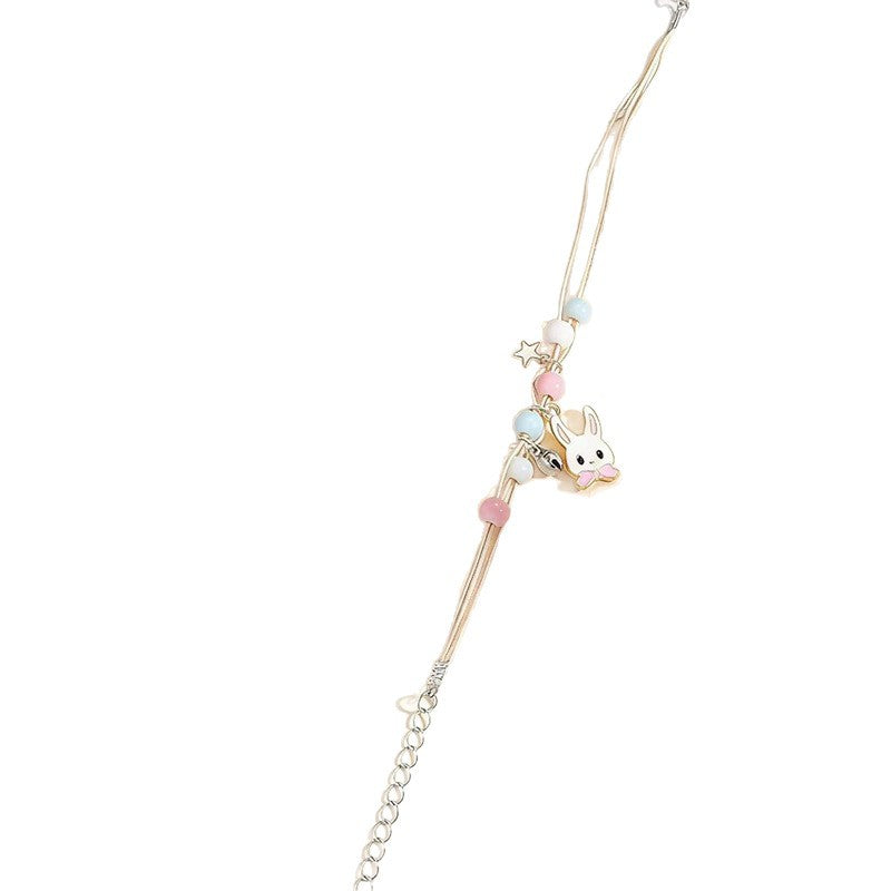 Women's Popular Cartoon Simple Ceramic Girlfriends Small Bracelet