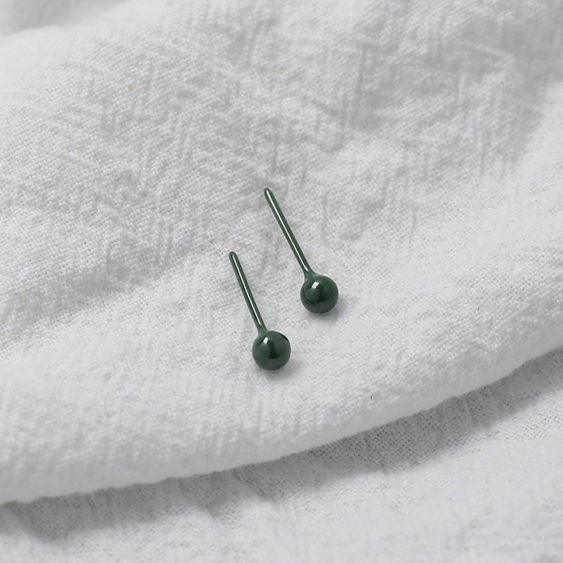 Ear Female Ceramic Bar Not Allergic Sleeping No Need Stud Earrings