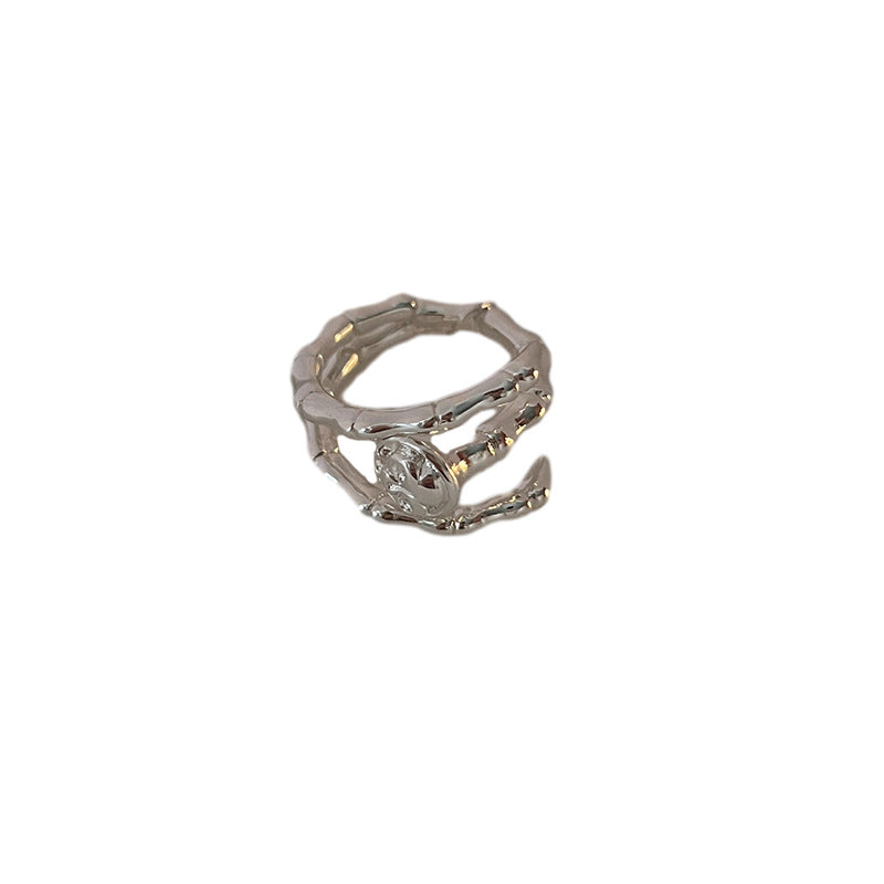 Mix Match Plain Sier Female Index Finger Rings