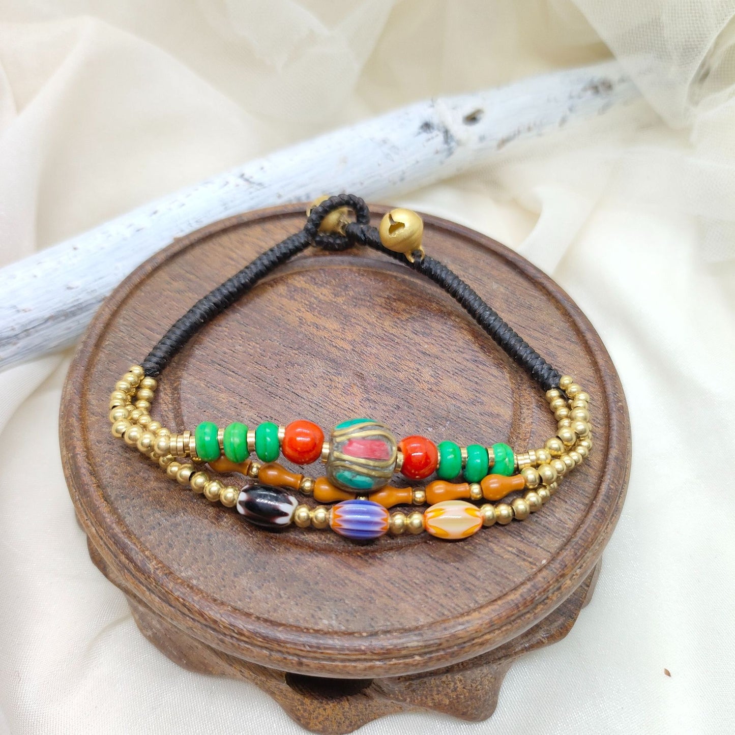 Retro Tibetan Style Multilayer Fashion Simple Woven Beads Exotic Bracelets