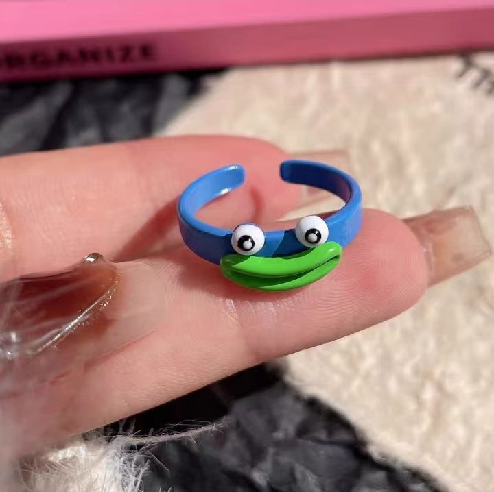 Beast Open Design Creative Childlike Cartoon Rings