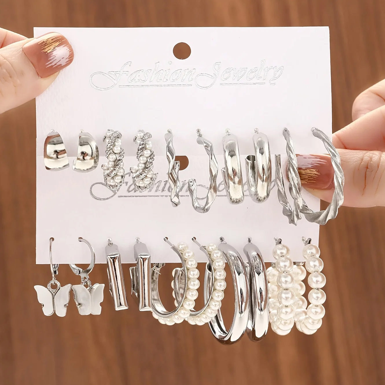 Women's Metal Square Geometry Suit Shaped Advanced Earrings