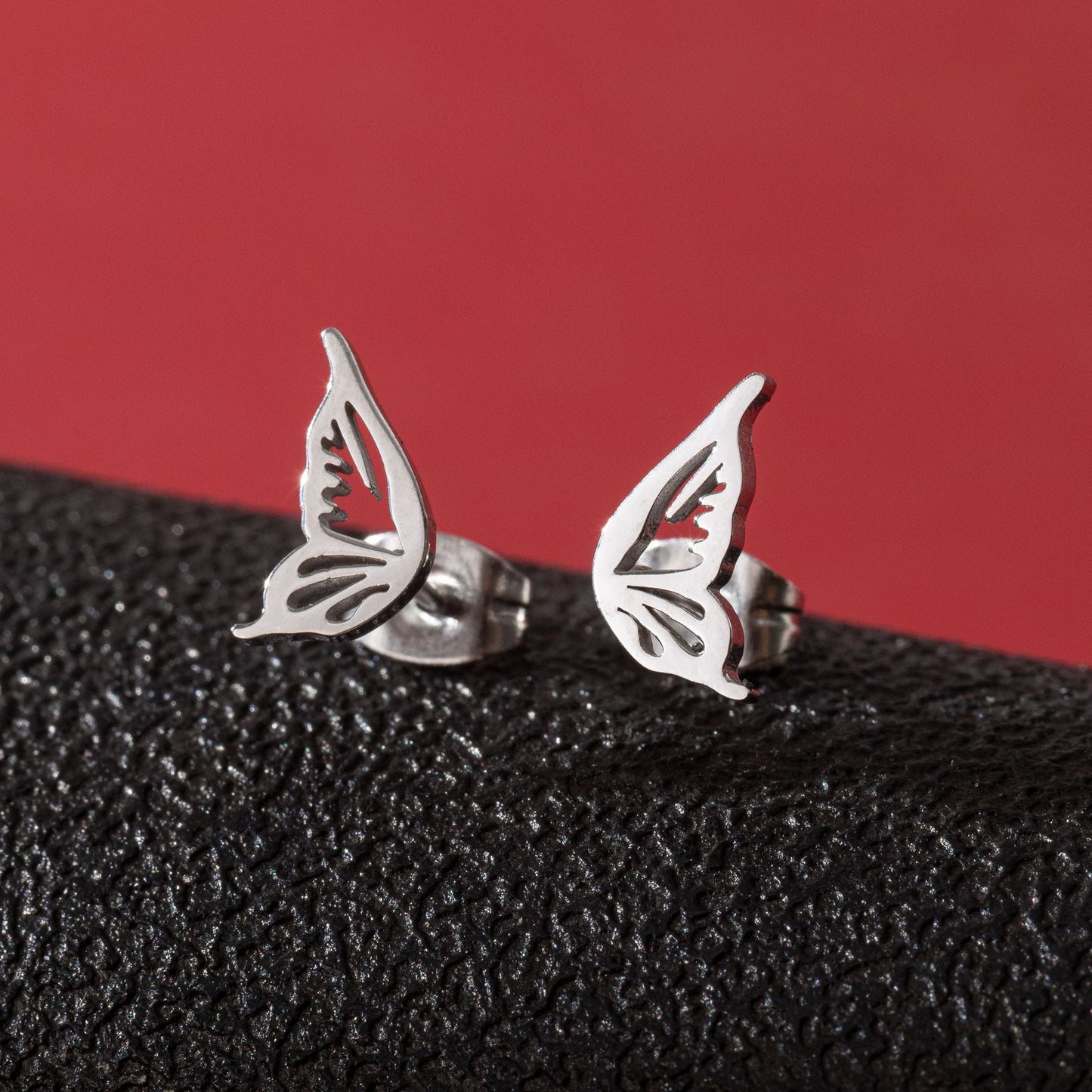 Small Animal Cute Butterfly Rabbit Asymmetric Earrings