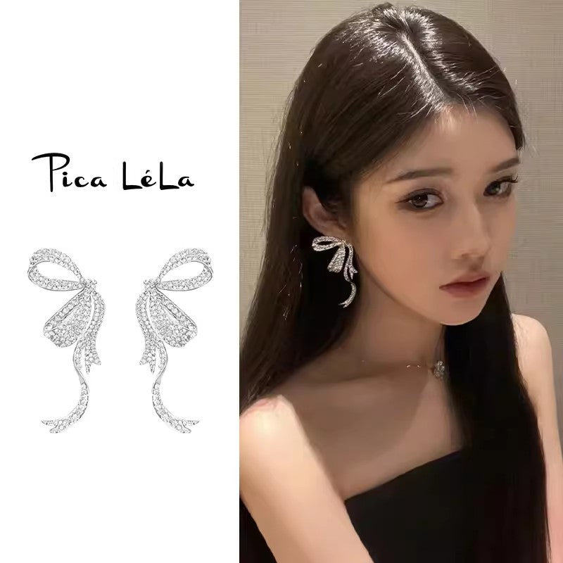 Women's Shaped National Fashion Stylish Water Drop Butterfly Earrings