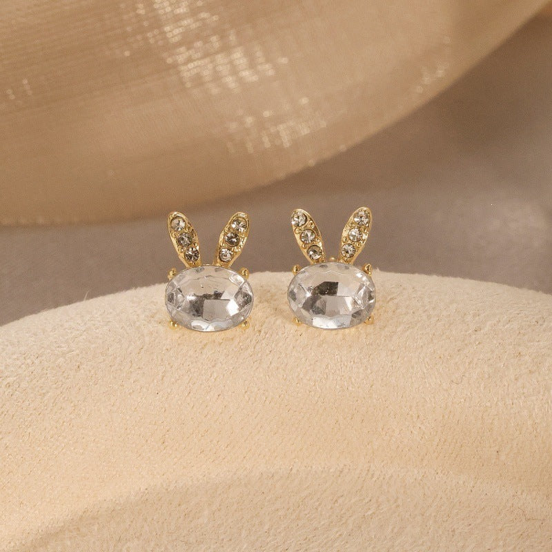 Women's Needle High-grade Super Flash Zircon Light Luxury Refined Grace Earrings