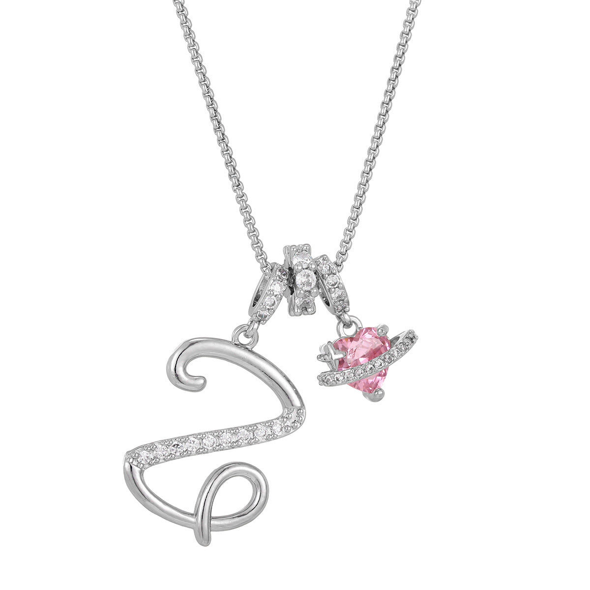 Dopamine English Letter Light Luxury Minority Necklaces