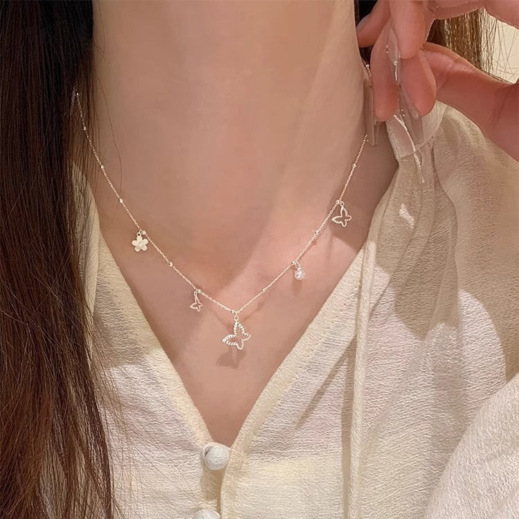 Women's Sier Light Luxury High-grade Design Clavicle Necklaces