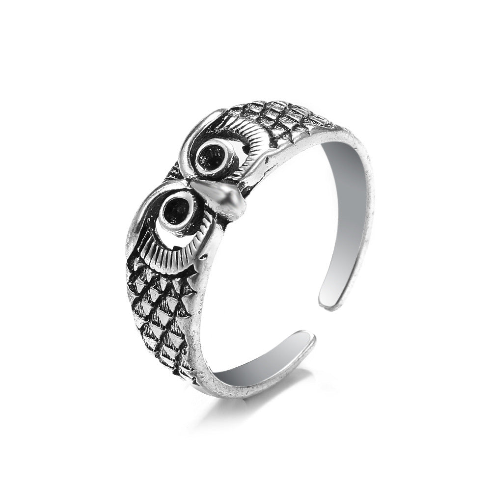 Knuckle Female Personality Rose Skull Spider Rings