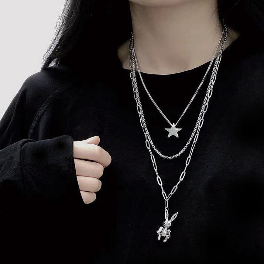 Women's Beads Bow Sweet Elegance Summer Fresh Niche Clavicle Necklaces