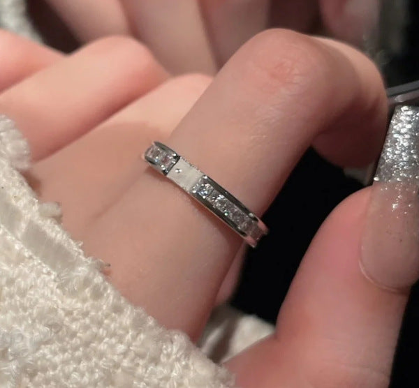 Women's Luxury Temperament Super Flash Zircon Detachable Rings