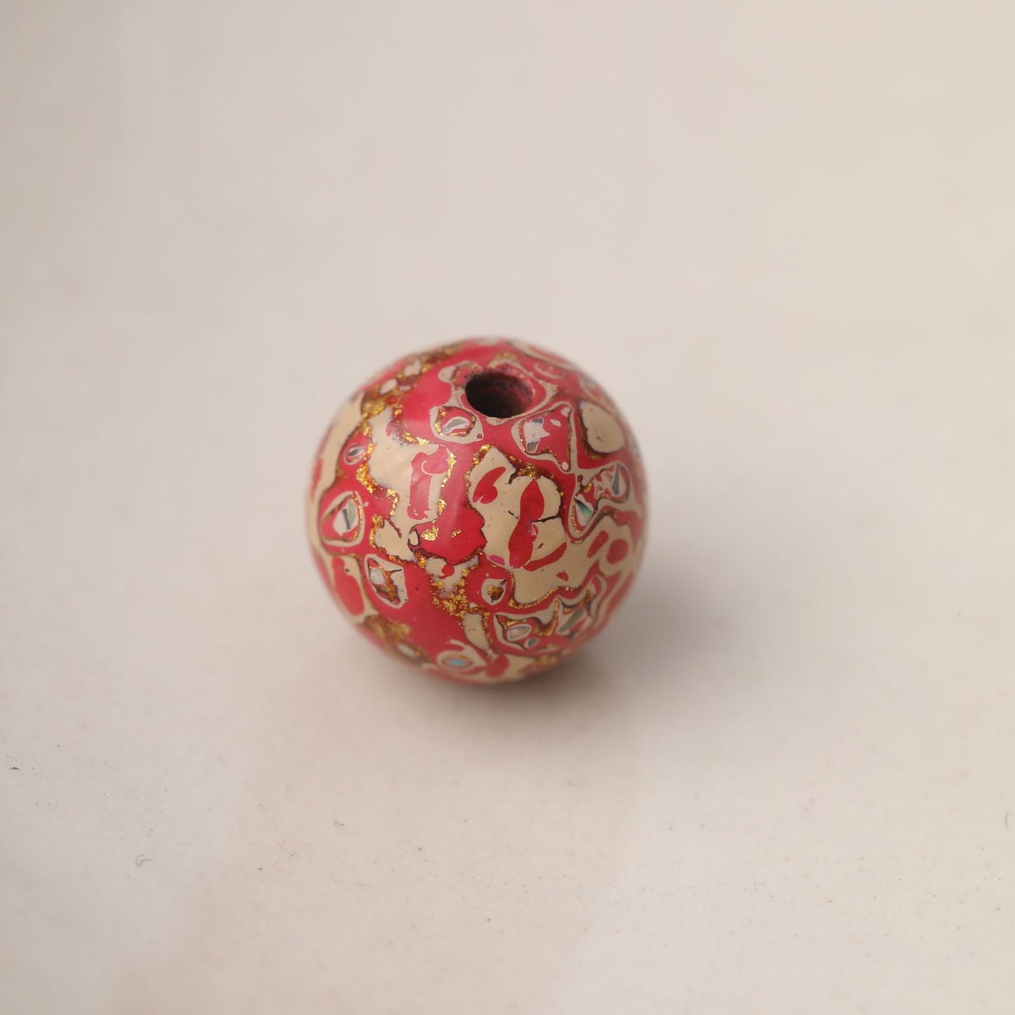 Paint Large Beads Inlaid Screw Scattered Single Bracelet