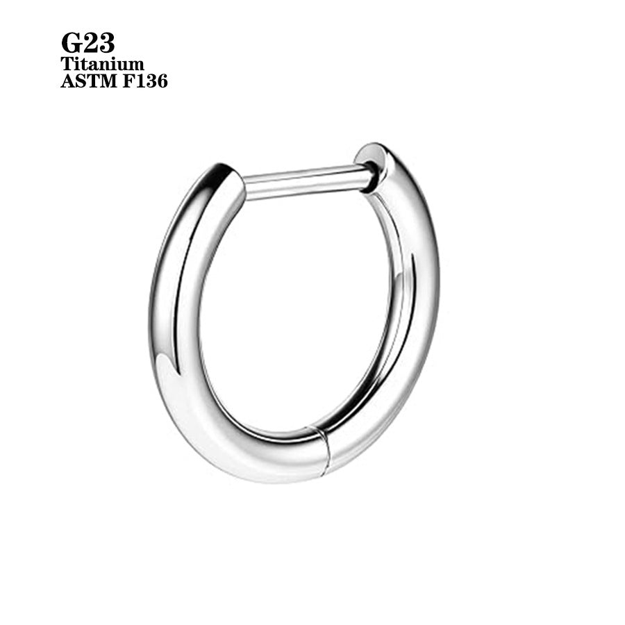 Alloy Straight Needle Ear Medical Grade Earrings