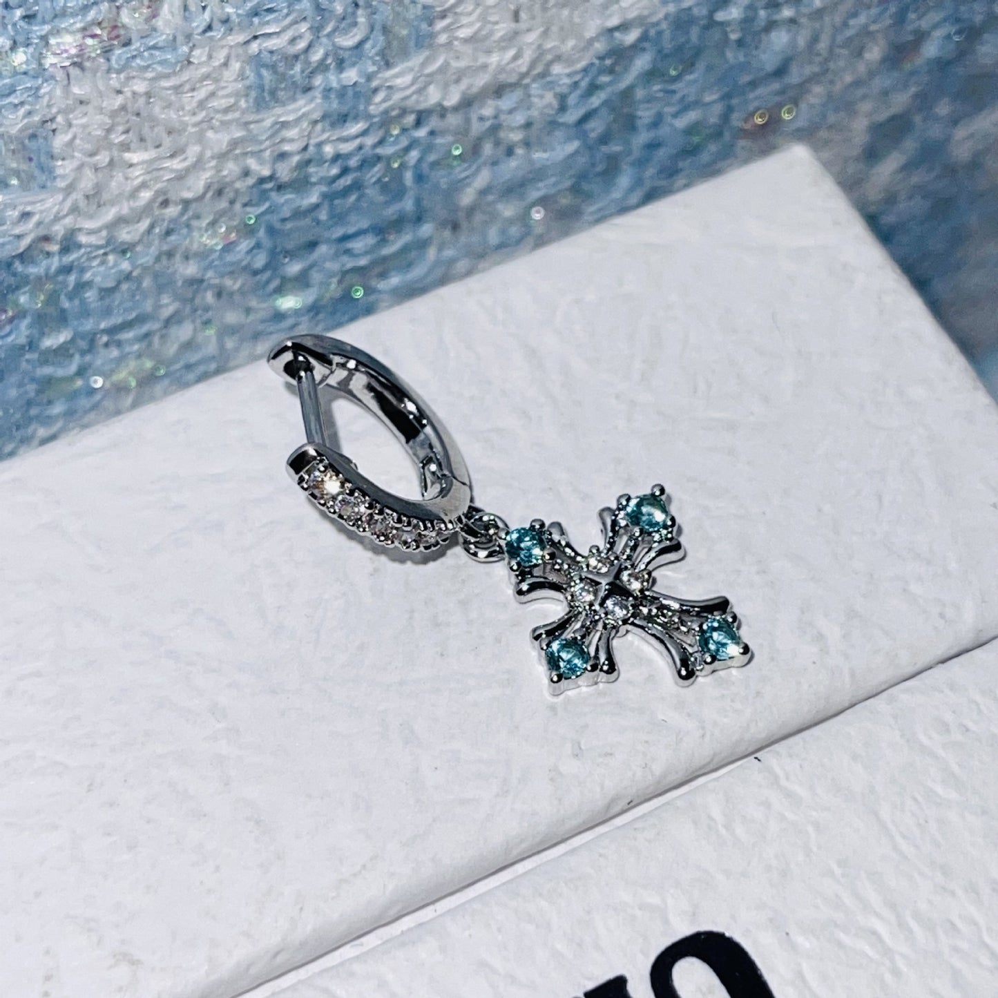 Steel Ear Bone Series Collection Clip Flash Earrings