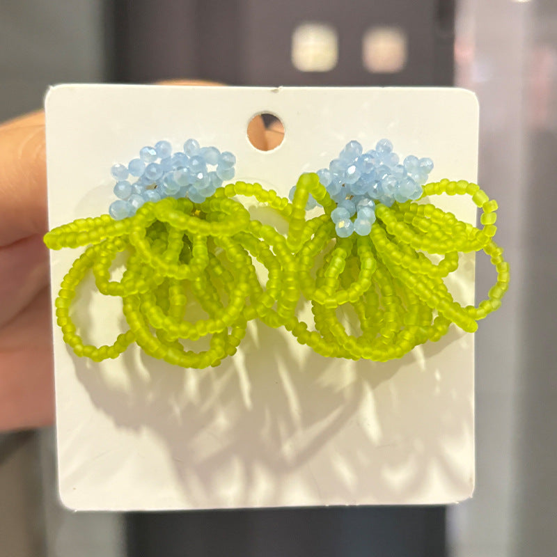 Super Fairy Mori Style Atmosphere Simple Earrings