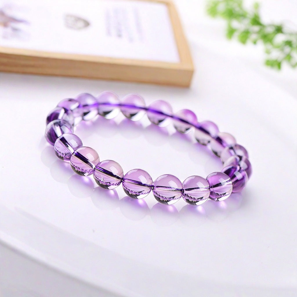 Natural Brazil Amethyst Net Body Crystal Bracelets