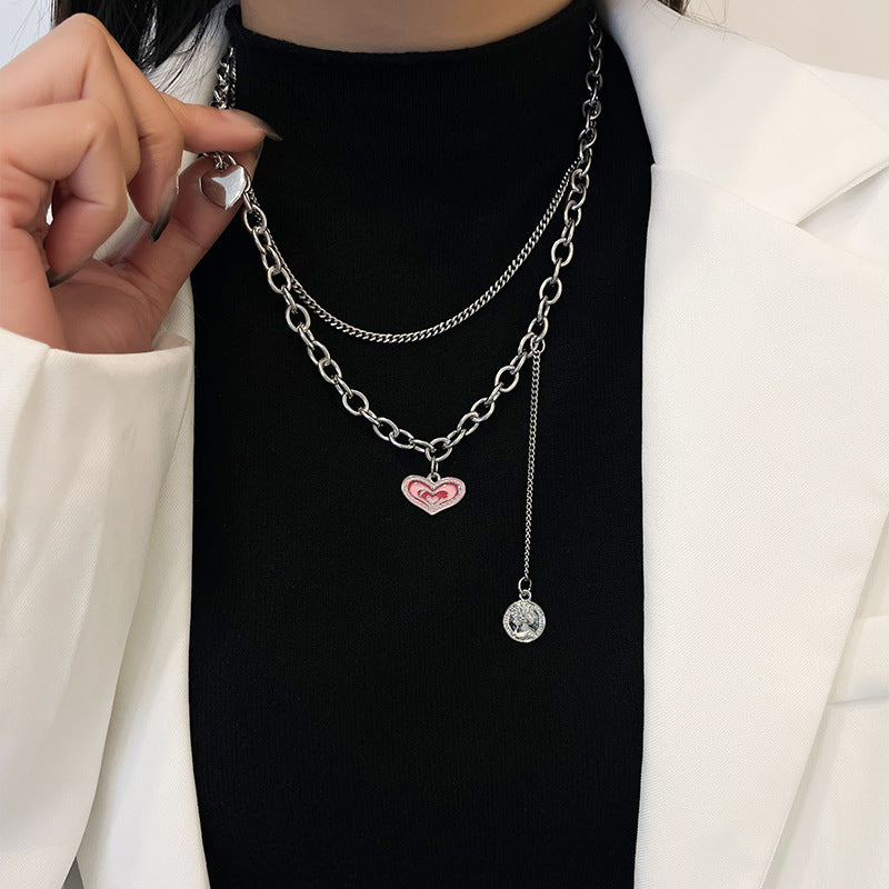 Design Sense Hip Hop Niche Sweater Necklace