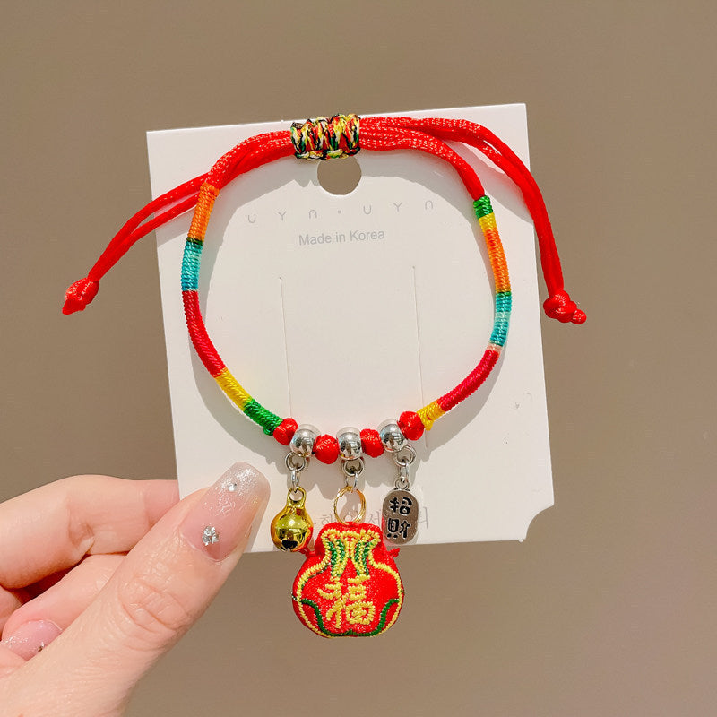 Women's & Men's Colorful Braided Rope Thread Design Simple Bracelet