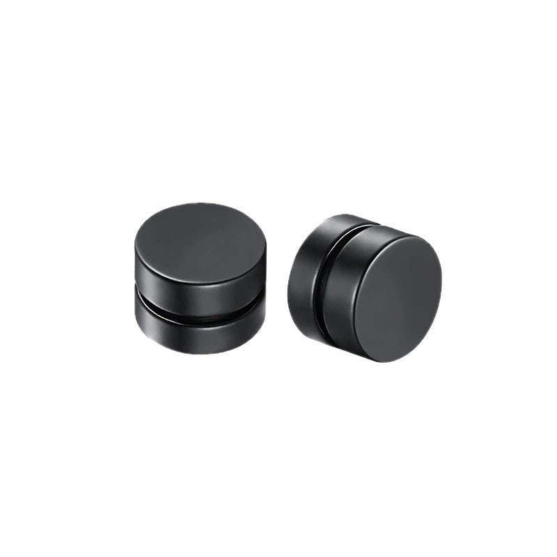 Korean Style Magnet Ear Clips Round Simple Fashion Earrings