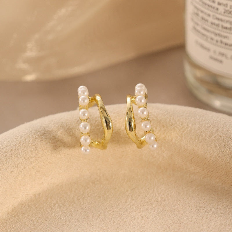 Women's Needle High-grade Super Flash Zircon Light Luxury Refined Grace Earrings