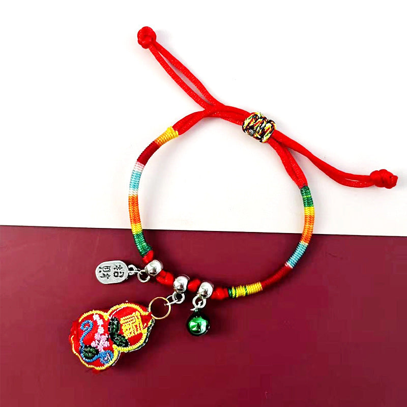 High School Entrance Examination College Small Gift Hand-woven Gold Bracelets