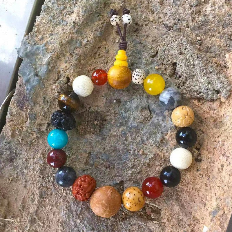 Alms Bowl Style Eighteen Prayer Beads String Decoration Bracelet