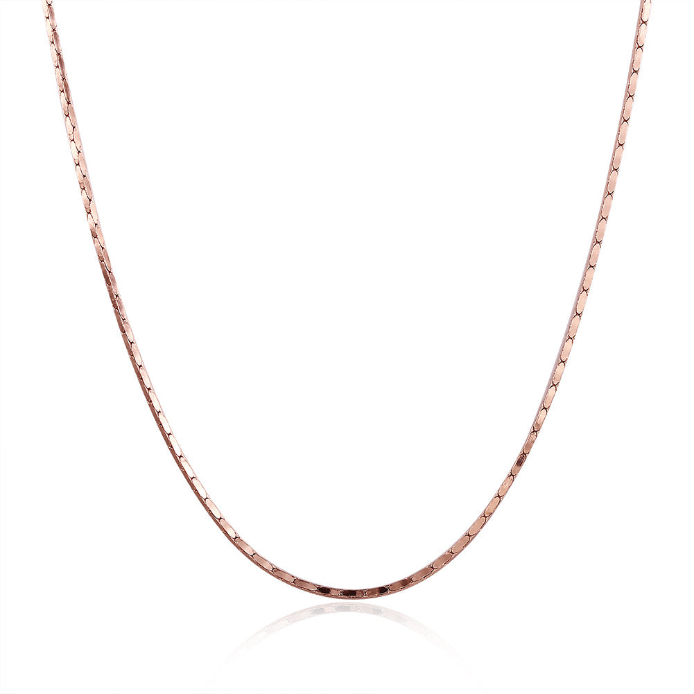 Gold-plated Hard Thick Environmentally Friendly Electroplated Necklace